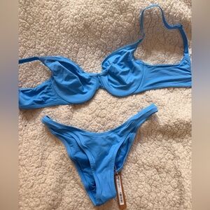 SKIMS Vibrant Blue Bikini Set